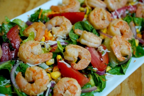 Ensalada con camar&oacute;n - Imagen principal