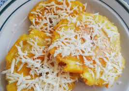 Patacones con queso y frijoles - Imagen principal