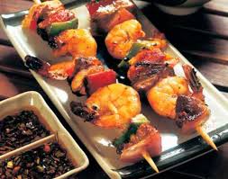 Brochetas de Camaron y Lomito - Imagen principal