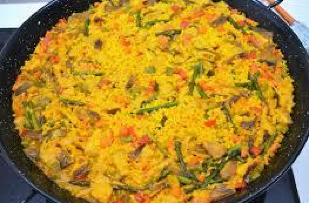 Medio de arroz con vegetales - Imagen principal